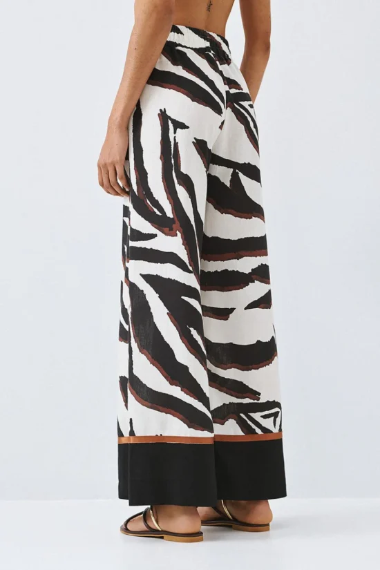 Access Fashion παντελόνα εμπριμέ με λάστιχο