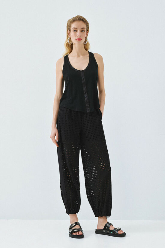 Access Fashion παντελόνι διάτρητο