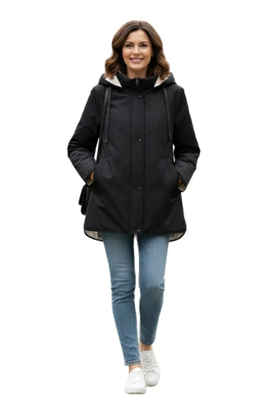 Μπουφάν καπιτονέ διπλής όψης