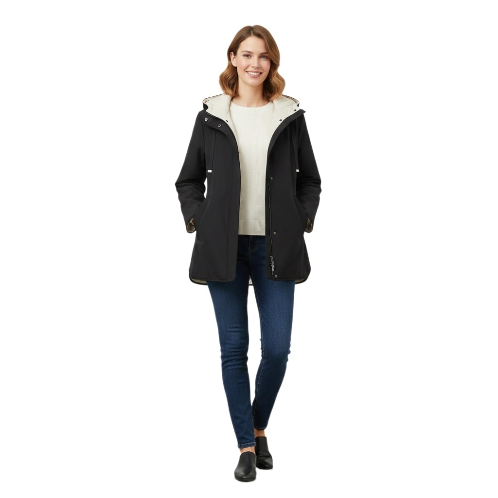 Μπουφάν καπιτονέ διπλής όψης