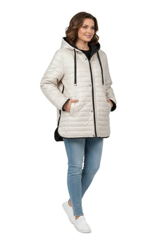 Μπουφάν καπιτονέ διπλής όψης