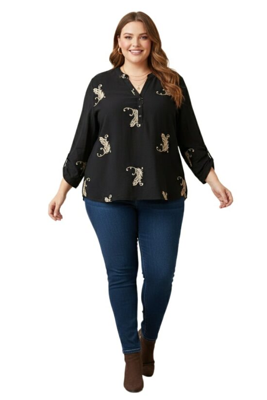 Open Fashion μπλούζα με κέντημα