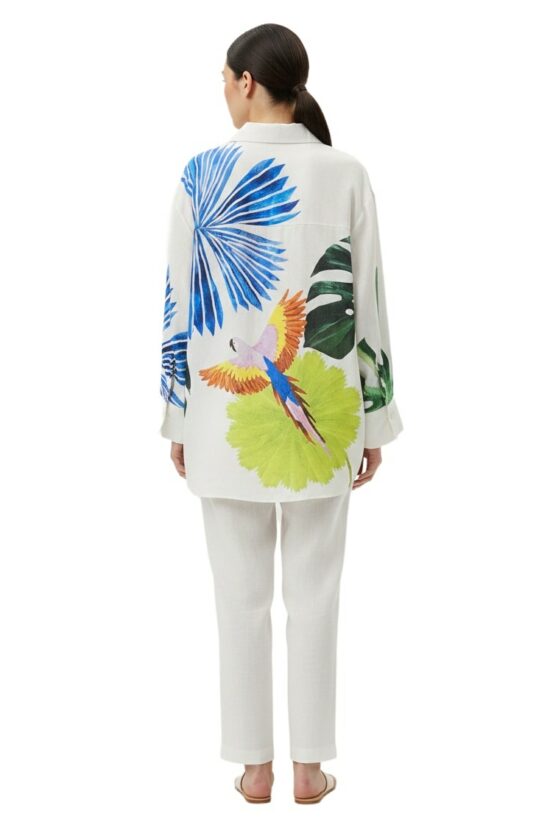 Πουκάμισο oversized parrots