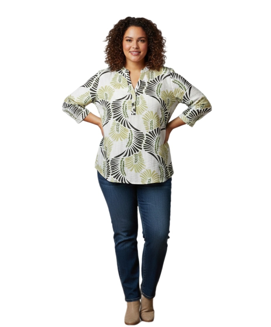 Open Fashion μπλούζα εμπριμέ