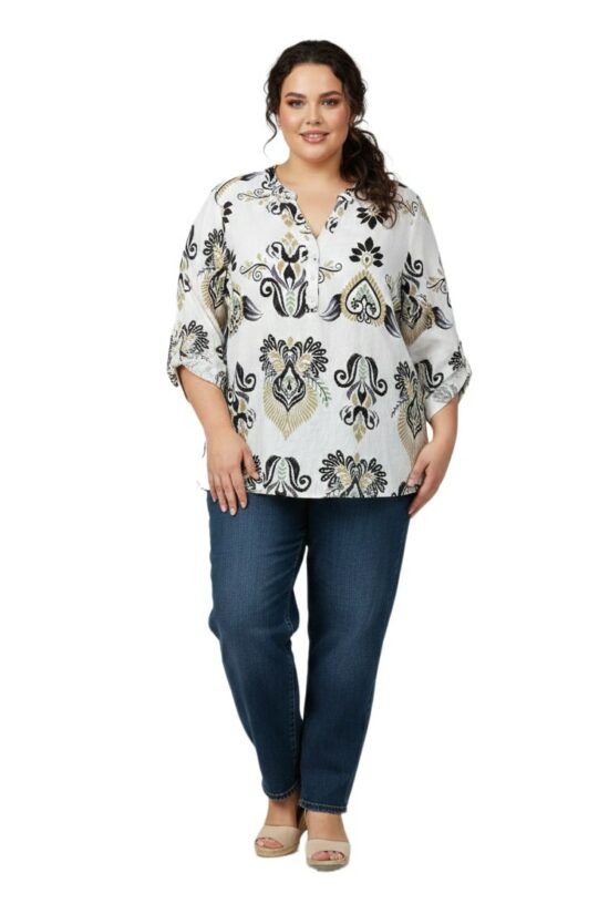 Open Fashion μπλούζα ethnic print