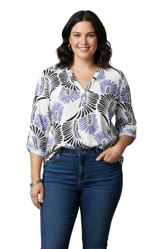 Open Fashion μπλούζα εμπριμέ