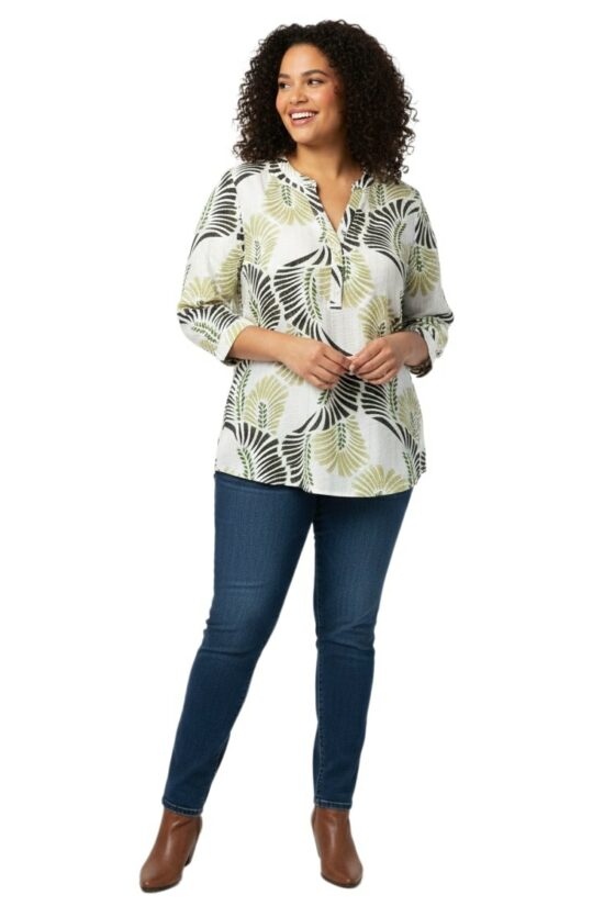 Open Fashion μπλούζα εμπριμέ