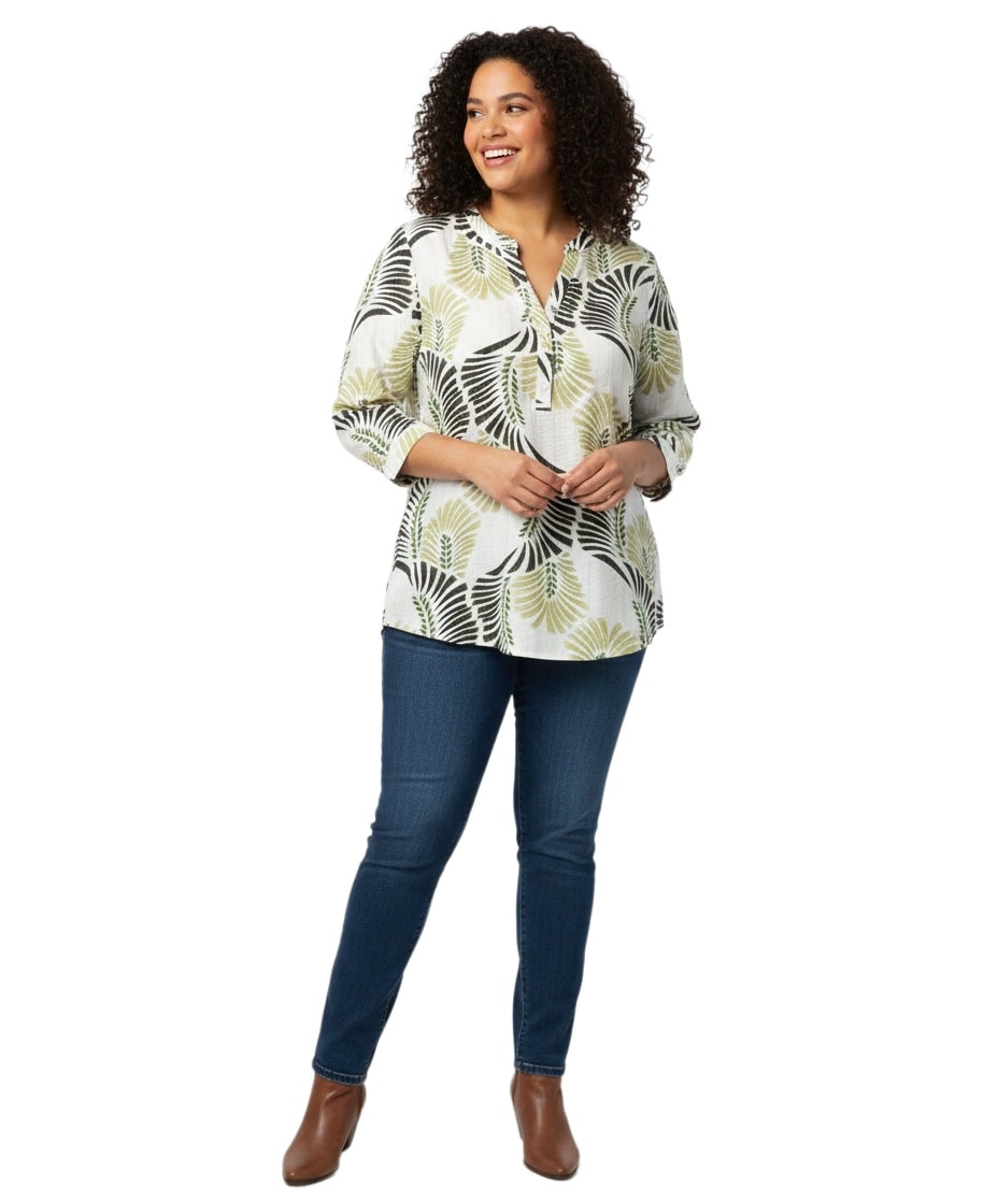 Open Fashion μπλούζα εμπριμέ