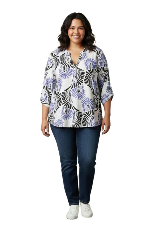 Open Fashion μπλούζα εμπριμέ