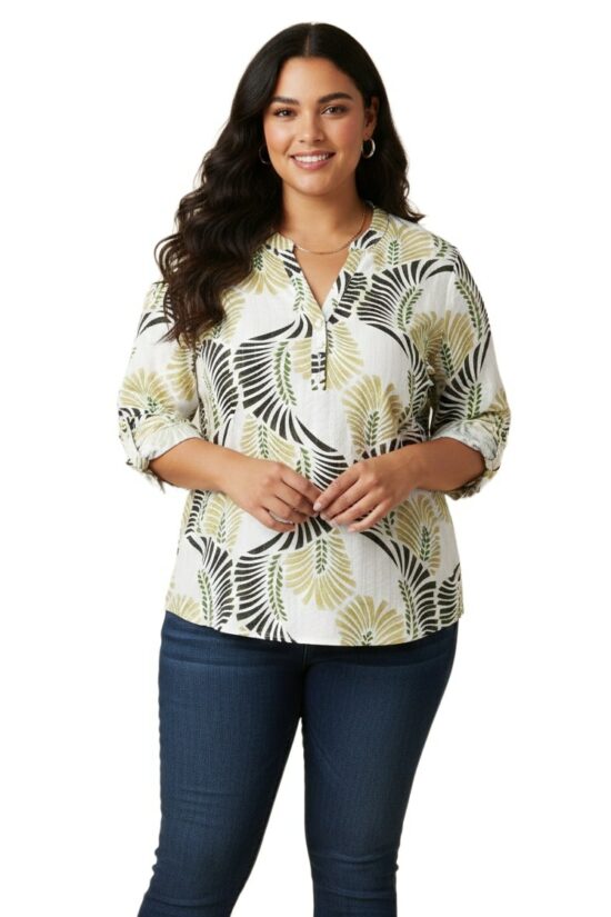 Open Fashion μπλούζα εμπριμέ