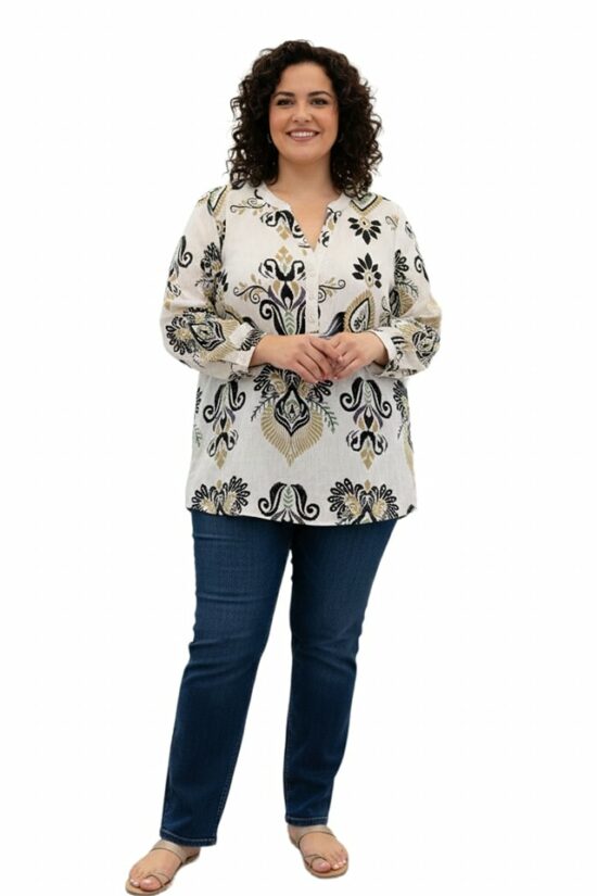 Open Fashion μπλούζα ethnic print