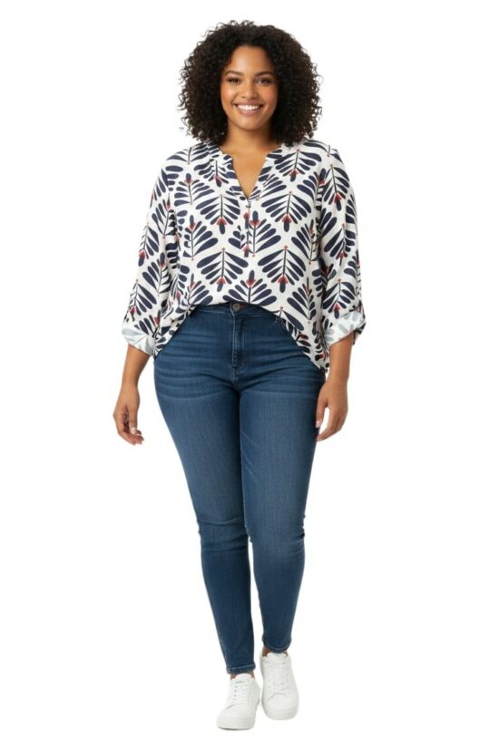 Open Fashion μπλούζα εμπριμέ