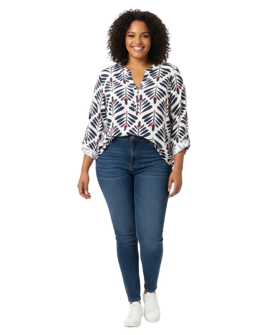 Open Fashion μπλούζα εμπριμέ