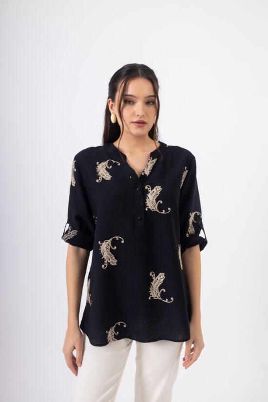 Open Fashion μπλούζα με κέντημα