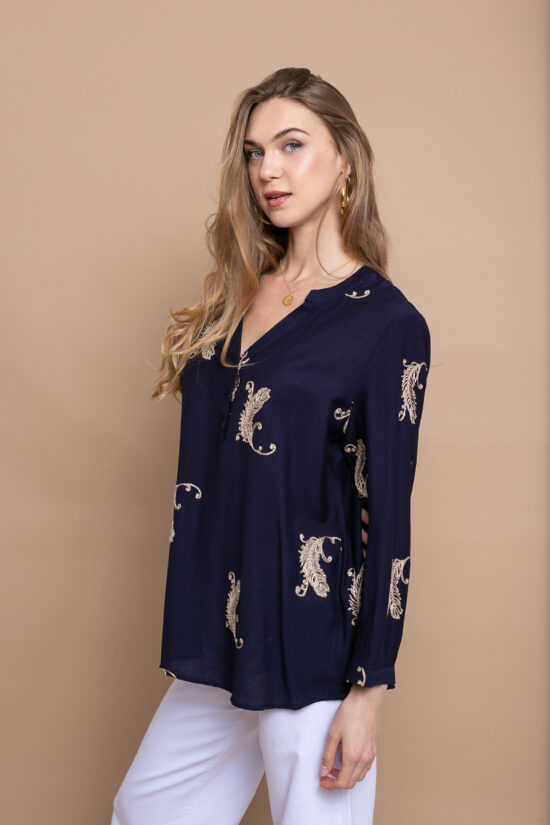 Open Fashion μπλούζα με κέντημα