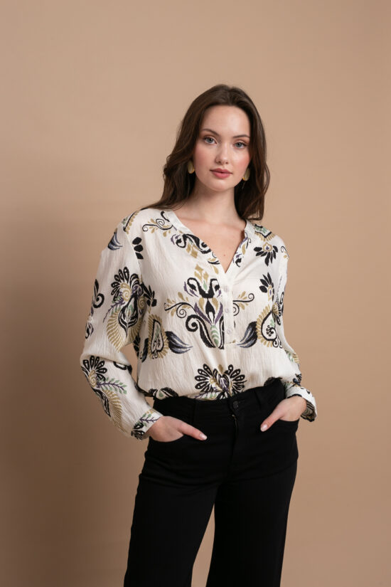 Open Fashion μπλούζα ethnic print