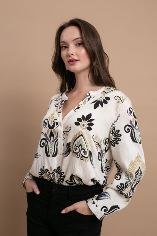Open Fashion μπλούζα ethnic print