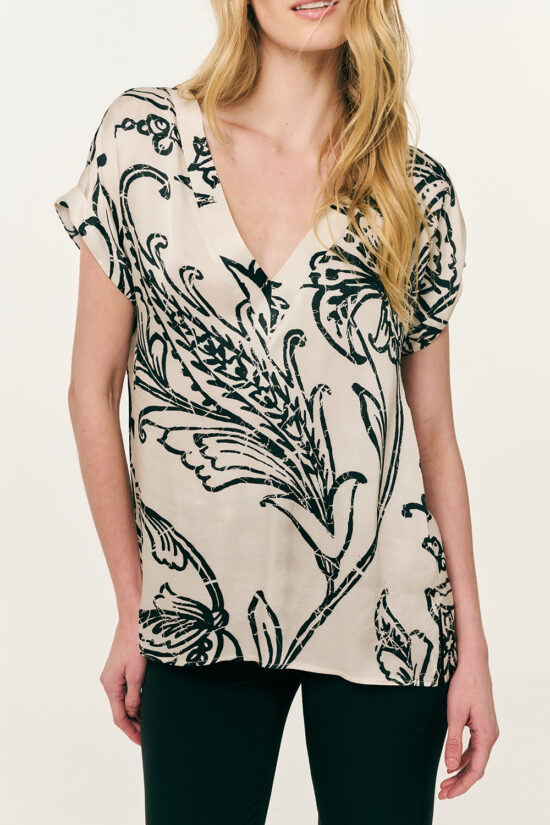 Forel μπλούζα εμπριμέ “V”