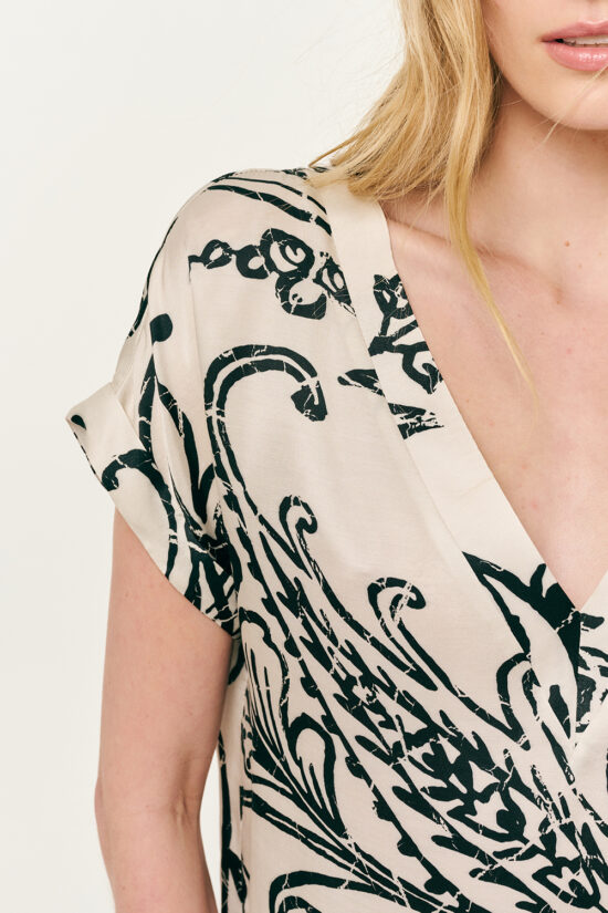 Forel μπλούζα εμπριμέ “V”