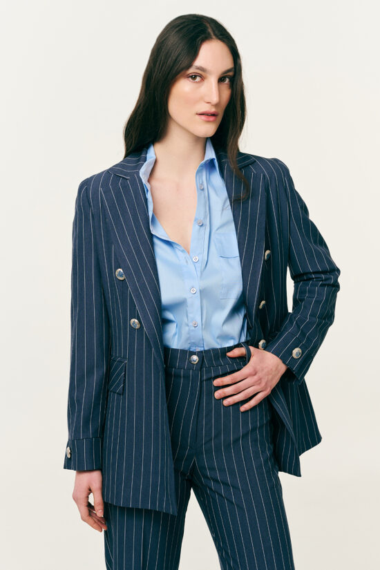 Forel κουστούμι μεσάτο με ρίγα