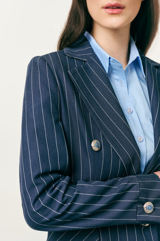 Forel κουστούμι μεσάτο με ρίγα