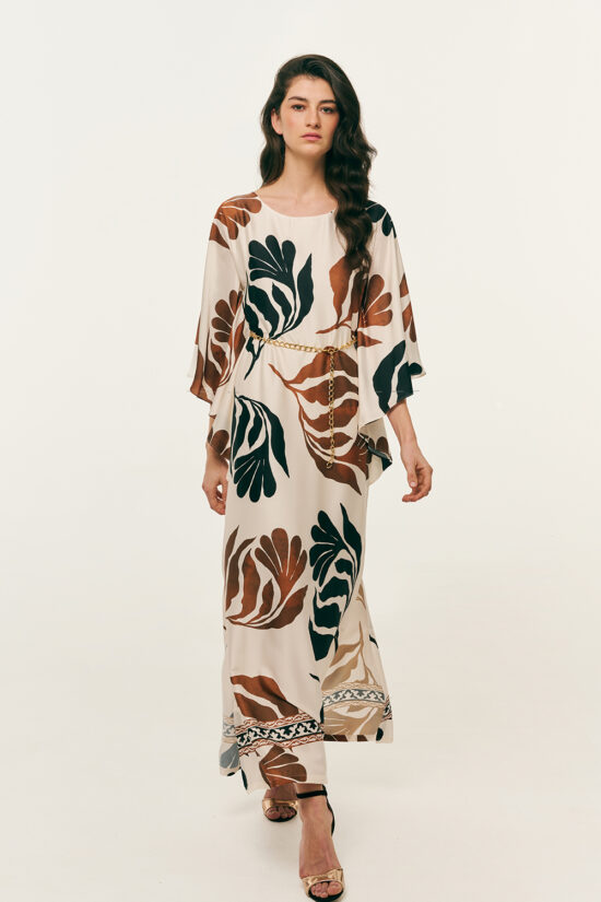 Forel φόρεμα satin με αλυσίδα