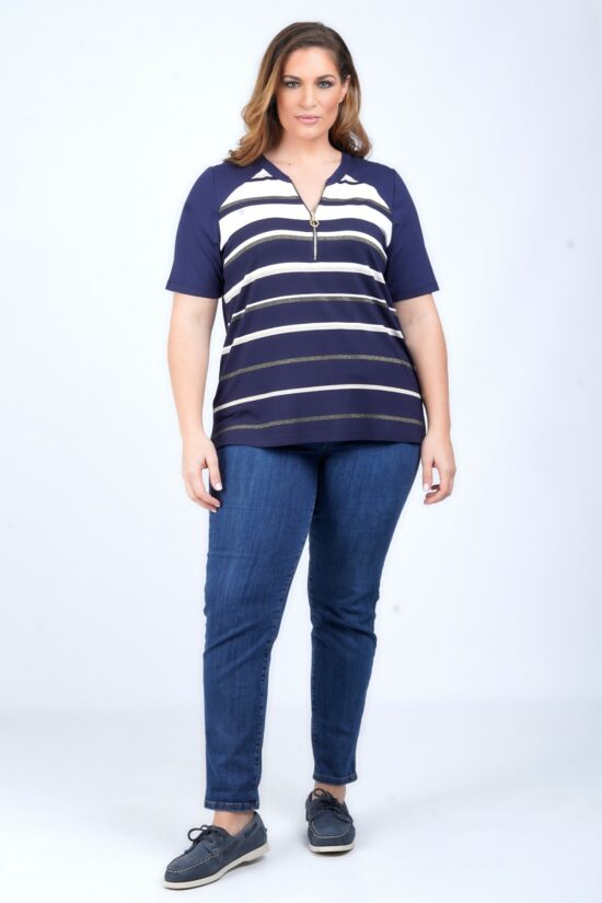 Dina μπλούζα με ρίγες