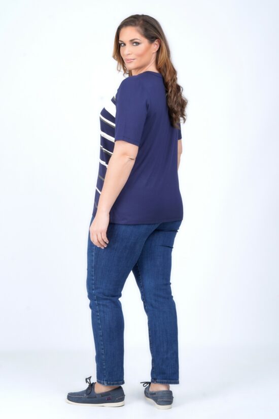 Dina μπλούζα με ρίγες