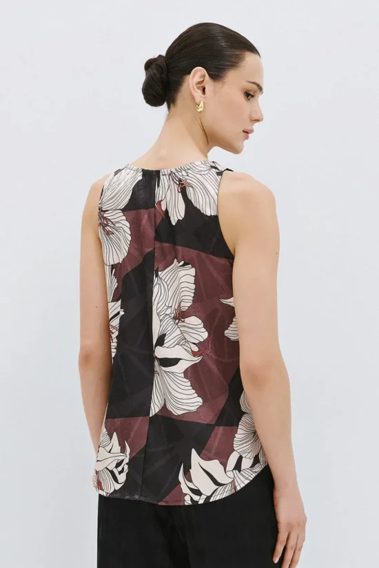 Access Fashion τοπ ζακάρ με φαρδιά τιράντα