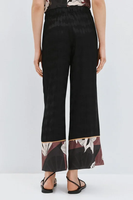 Access Fashion παντελόνα ζακάρ σατέν