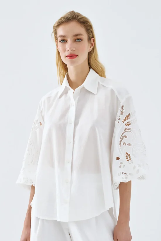 Access Fashion πουκάμισο με μπροντερί σχέδιο