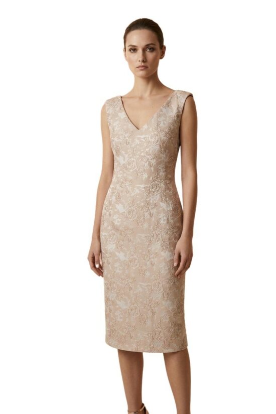 Forel φόρεμα midi μπροκάρ