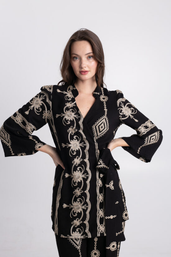 Open Fashion σετ με χρυσές λεπτομέρειες