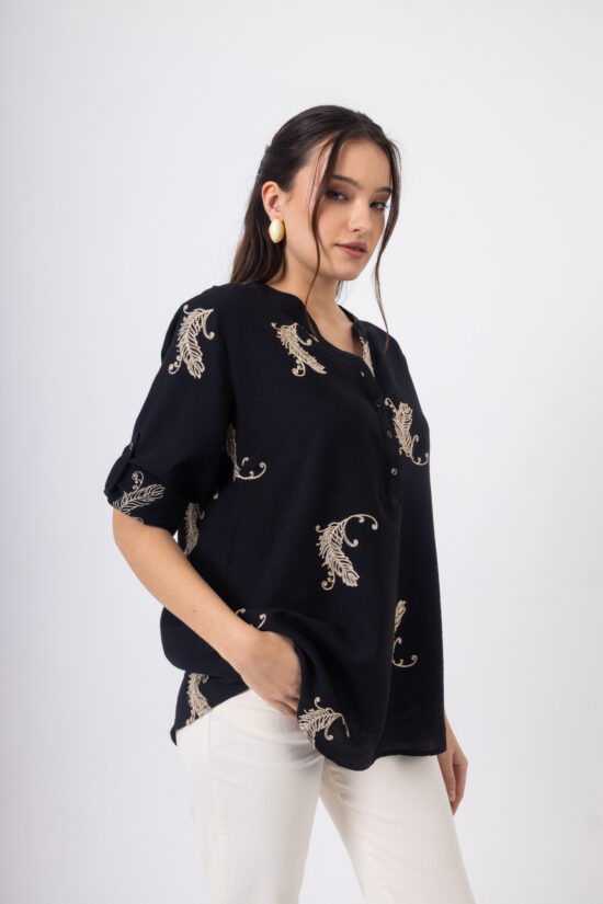 Open Fashion μπλούζα με κέντημα