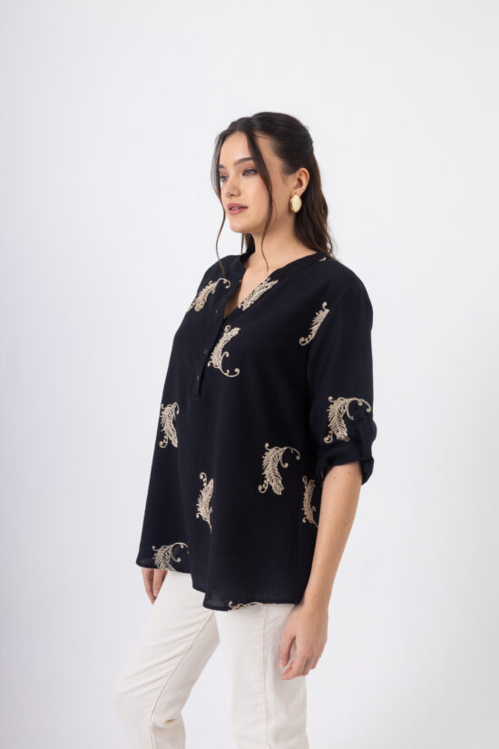 Open Fashion μπλούζα με κέντημα
