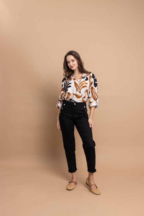 Open Fashion μπλούζα εμπριμέ