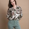 Open Fashion πουκαμίσα με tropical print