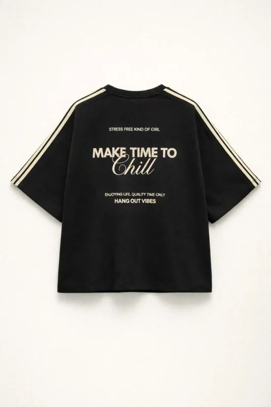 Σετ φόρμας με ρίγες και τύπωμα