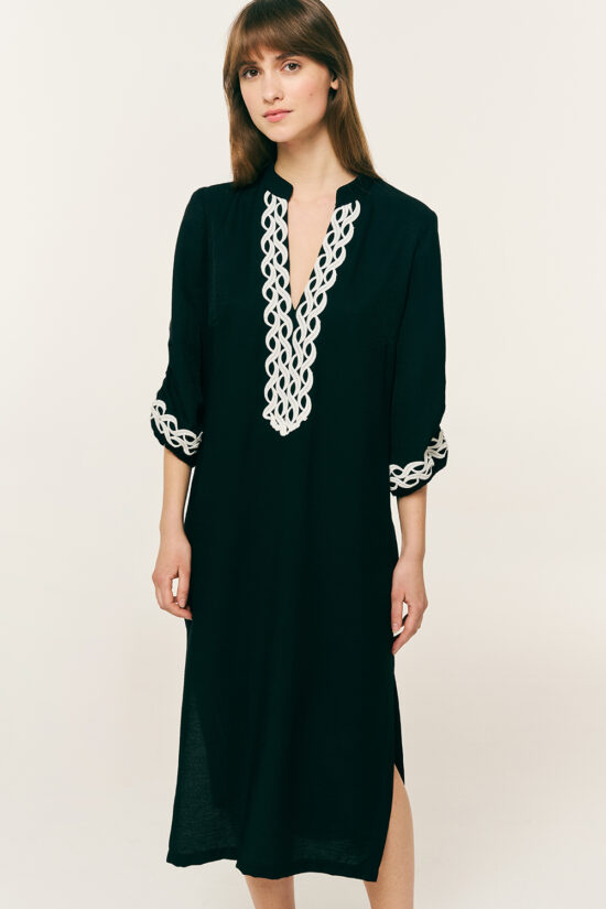 Forel φόρεμα midi με κέντημα