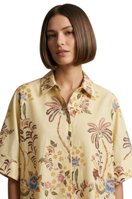 Πουκάμισο floral oversized