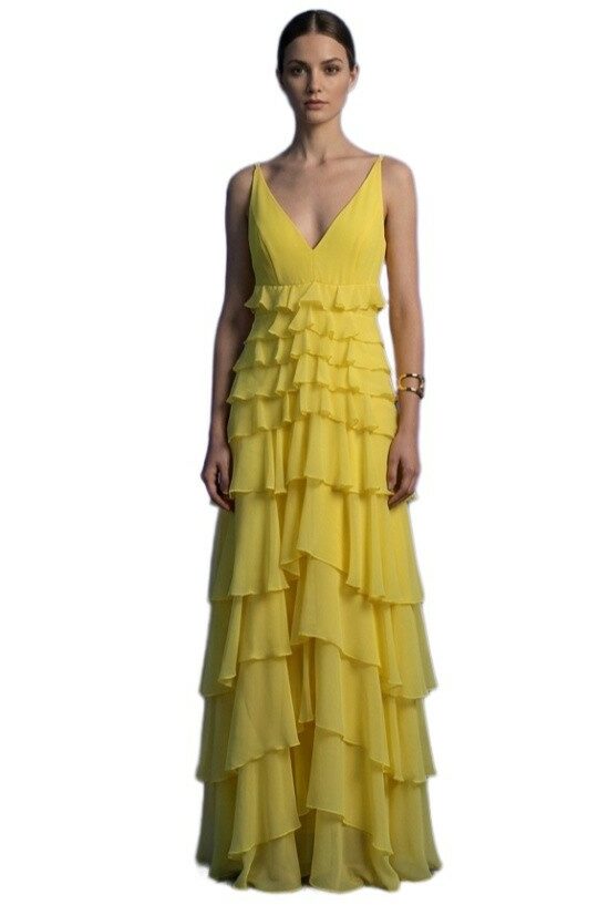 Access Fashion φόρεμα μάξι με βολάν