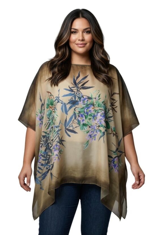 Τουνίκ ασύμμετρη floral