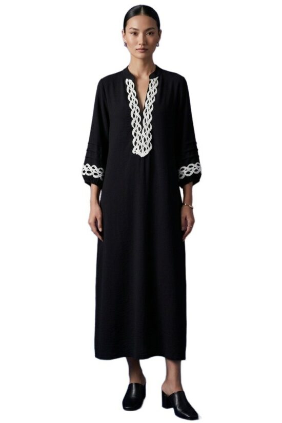 Forel φόρεμα με λεπτομέρεια δαντέλα