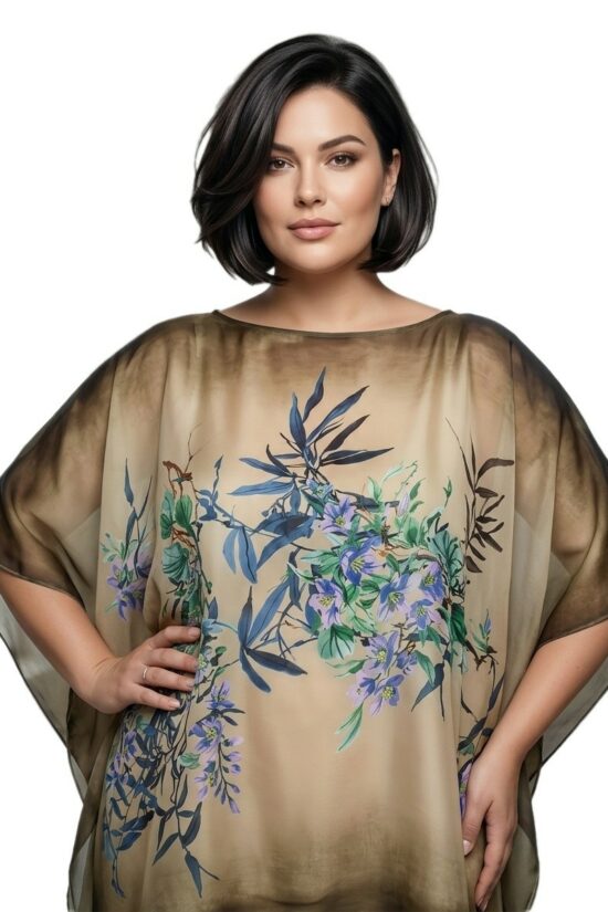 Τουνίκ ασύμμετρη floral