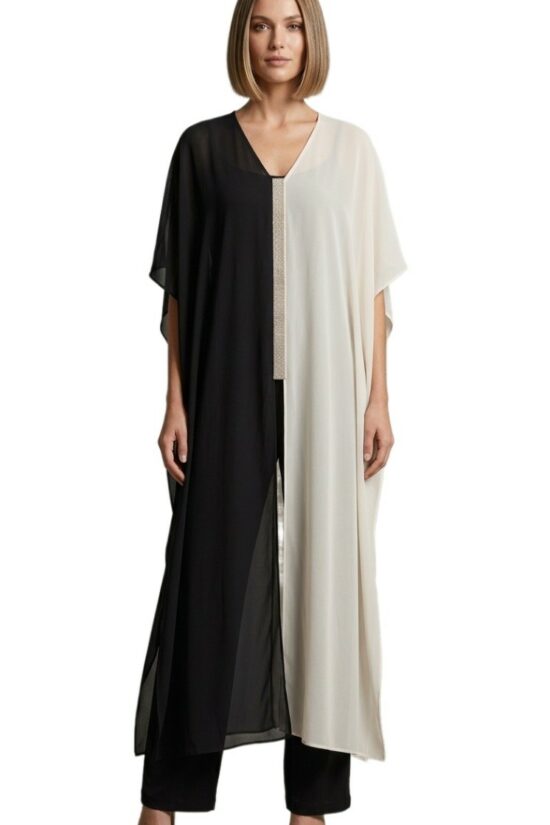 Ολόσωμη φόρμα μουσελίνα με λεπτομέρεια στρας