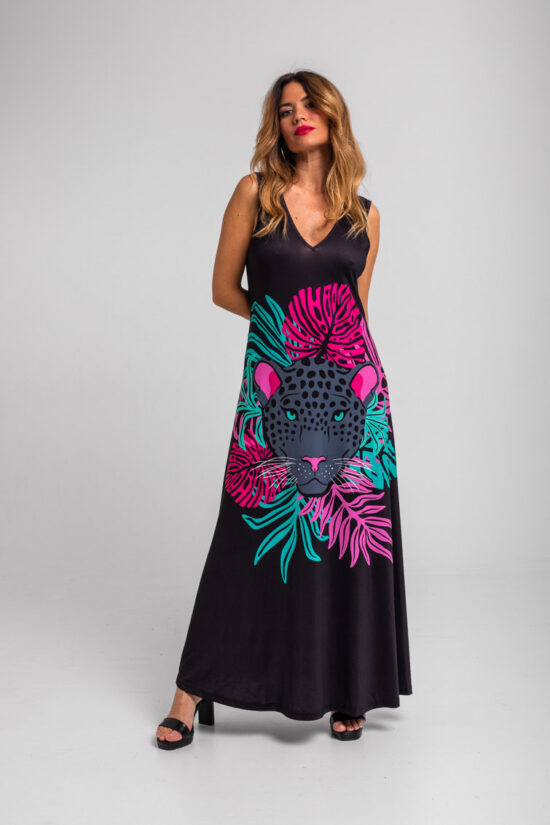 Lolina φόρεμα maxi Jungle