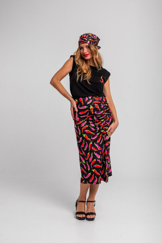 Lolina φούστα midi peppers