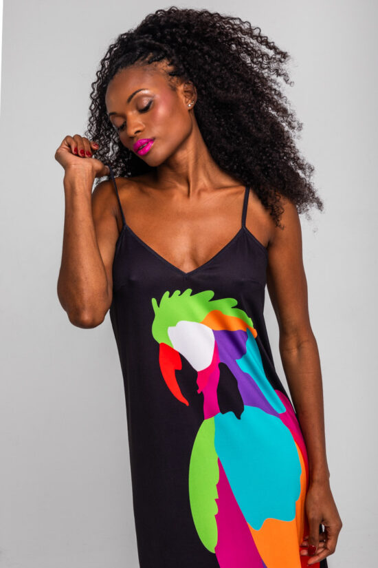 Lolina φόρεμα maxi Parrot