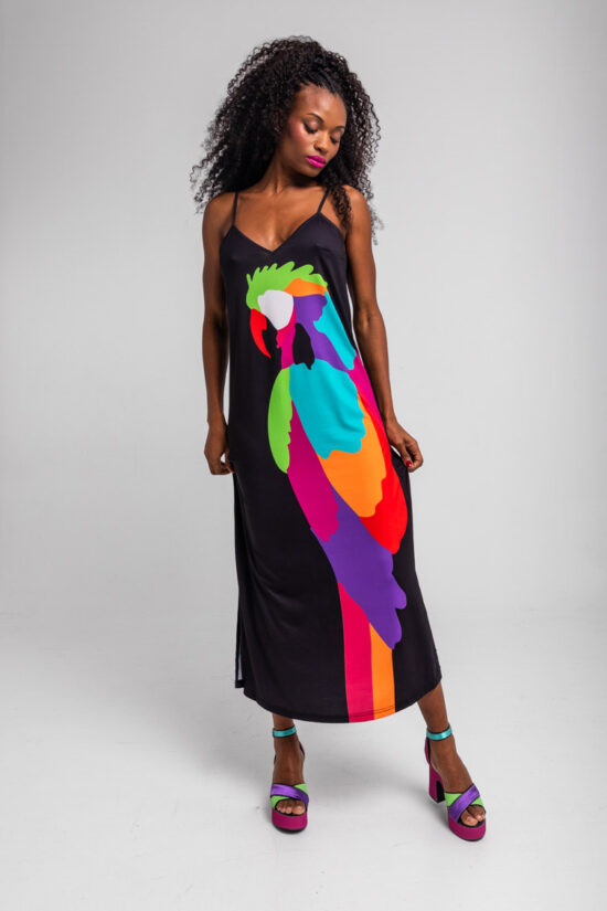 Lolina φόρεμα maxi Parrot