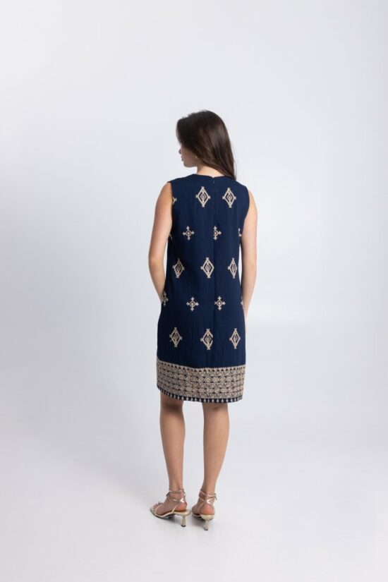 Open Fashion φόρεμα μίνι με κεντητές λεπτομέρειες